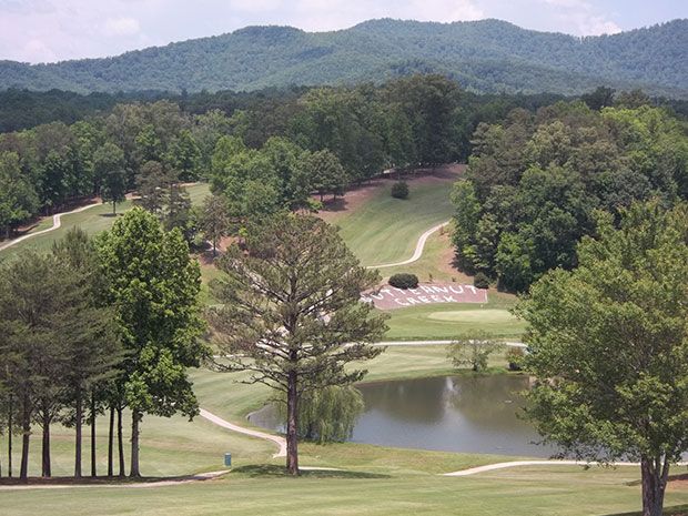 Butternut Creek Golf Course in the Blue Ridge mountains of North Georgia