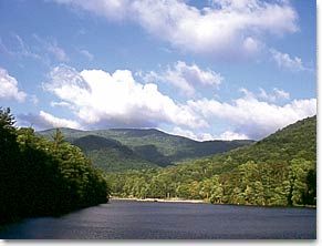 Vogel State Park in the Blue Ridge mountains of North Georgia
